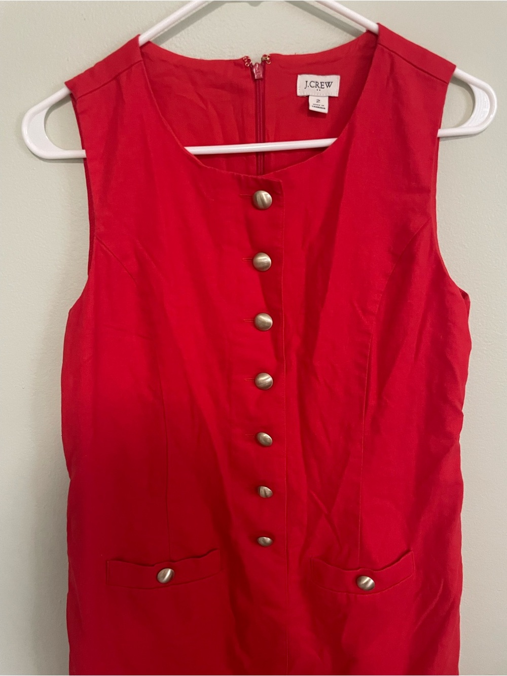 Gorgeous Red J. Crew Dress 🌹 - Picture 4 of 5